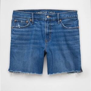 American Eagle Strigid Relaxed Jean Shorts